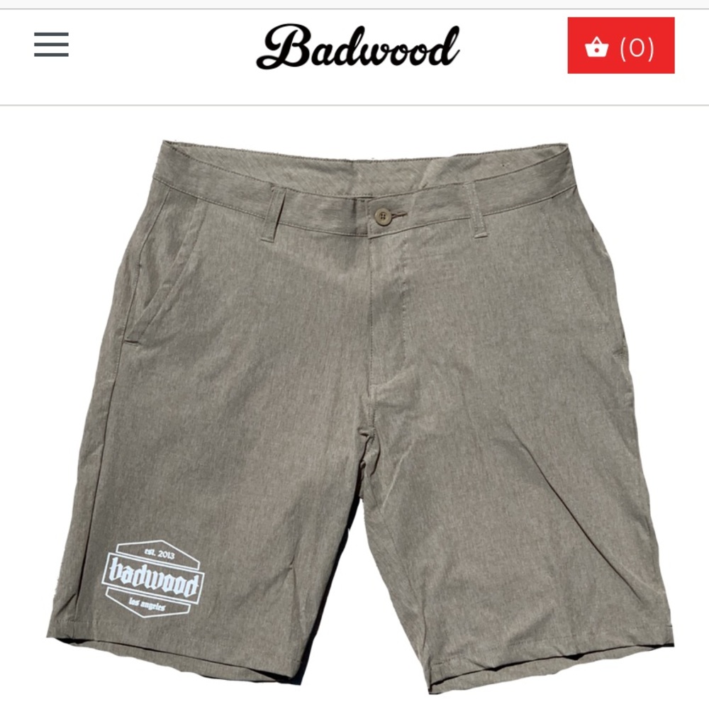 Men’s swim shorts size 36 for in and out of water.